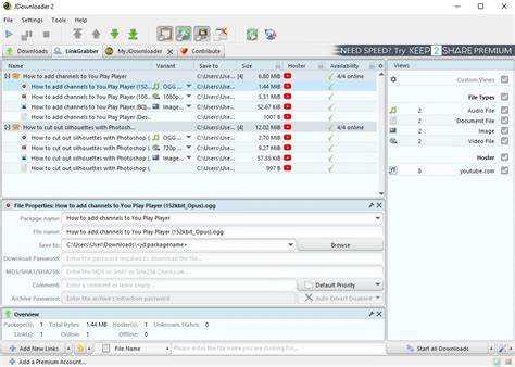 JDownloader .